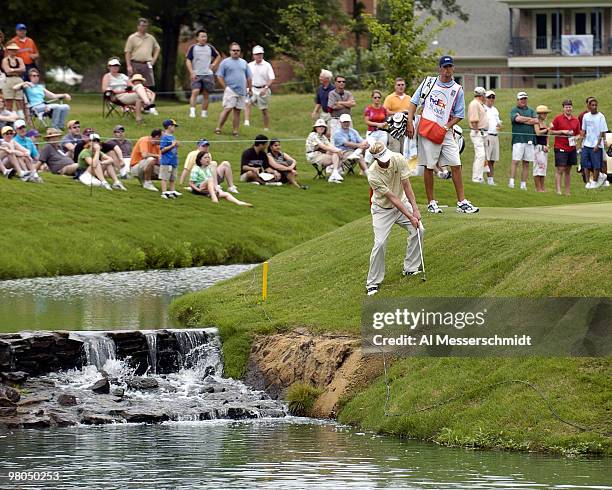 Vaughn Taylor competes in final-round play at the FedEx St. Jude Classic May 30, 2004 at the Tournament Players Club Southwind, Memphis, Tennessee.