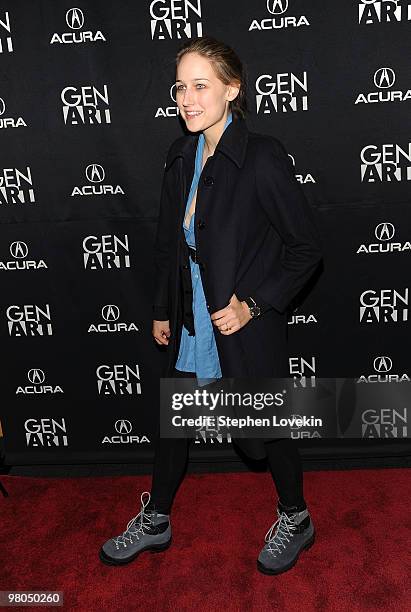 Actress Leelee Sobieski attends the special screening of "Leaves of Grass" at Sunshine Cinema on March 25, 2010 in New York City.