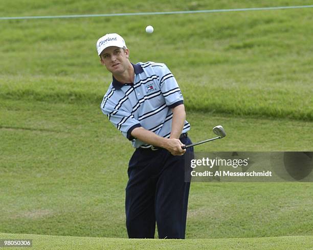 Defending chamption David Toms repeats as winner of the FedEx St. Jude Classic May 30, 2004 at the Tournament Players Club Southwind, Memphis,...