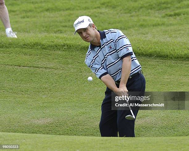 Defending chamption David Toms repeats as winner of the FedEx St. Jude Classic May 30, 2004 at the Tournament Players Club Southwind, Memphis,...