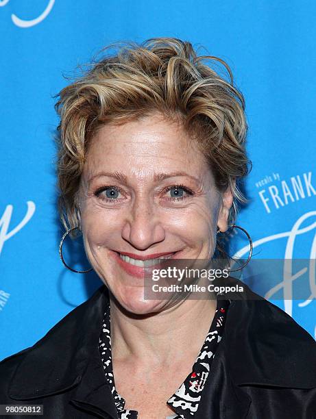 Actress Edie Falco attends the Broadway opening of "Come Fly Away" at the Marriott Marquis on March 25, 2010 in New York City.