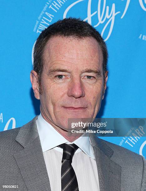 Actor Bryan Cranston attends the Broadway opening of "Come Fly Away" at the Marriott Marquis on March 25, 2010 in New York City.