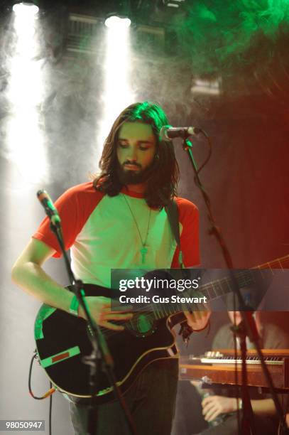 Lewis Andrew of Kassidy performs on stage at Camden Barfly on March 25, 2010 in London, England.