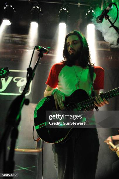 Lewis Andrew of Kassidy performs on stage at Camden Barfly on March 25, 2010 in London, England.