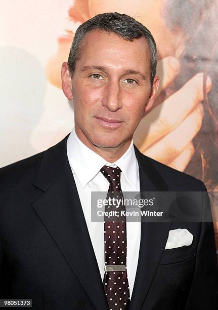 Producer Adam Shankman arrives at the premiere of Touchstone Picture's "The Last Song" held at ArcLight Hollywood on March 25, 2010 in Los Angeles,...