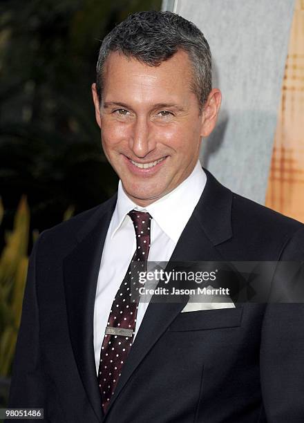 Producer Adam Shankman arrives at the premiere of Touchstone Picture's "The Last Song" held at ArcLight Hollywood on March 25, 2010 in Los Angeles,...