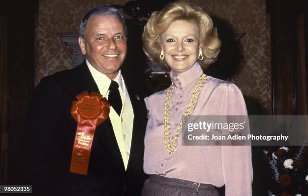 Frank Sinatra is the Grand Marshal at the Tournament of the Roses Parade on Jan 1, 1980 in Pasadena, California.