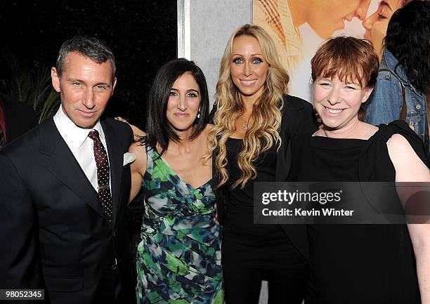 Producers Adam Shankman, Jennifer Gibgot, executive producer Tish Cyrus, and director Julie Anne Robinson arrive at the premiere of Touchstone...