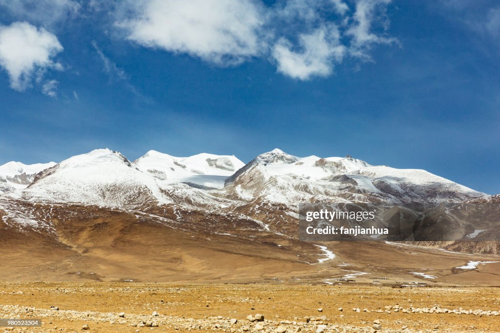 Plateau landscape of Tibet,China.