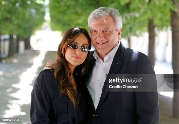 Sidney Toledano and a friend attend the Louis Vuitton Menswear Spring/Summer 2019 show as part of Paris Fashion Week on June 21, 2018 in Paris,...