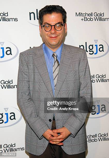 Writer Michael Musto attends the NLGJA's 15th Annual New York Benefit at Mitchell Gold & Bob Williams SoHo Store on March 25, 2010 in New York City.