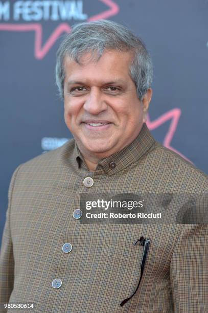 Actor Darshan Jariwala attends a photocall for the World Premiere of 'Eaten by Lions' during the 72nd Edinburgh International Film Festival at...