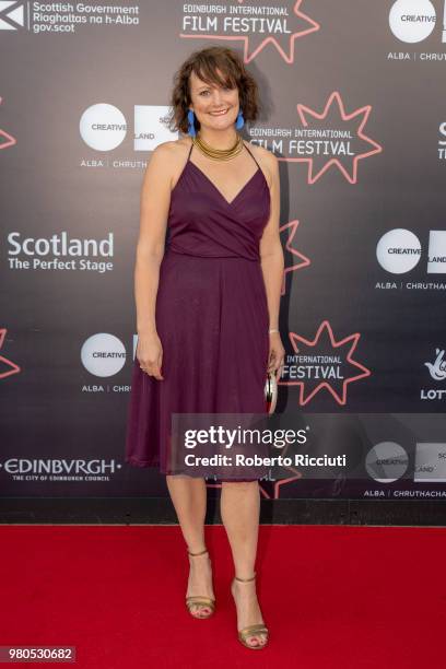 Producer Hannah Stevenson attends a photocall for the World Premiere of 'Eaten by Lions' during the 72nd Edinburgh International Film Festival at...