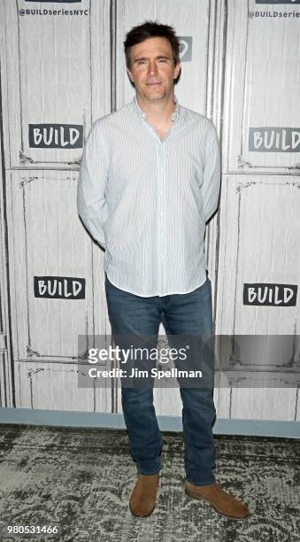 Actor Jack Davenport attends the Build Series to discuss "Next of Kin" at Build Studio on June 21, 2018 in New York City.