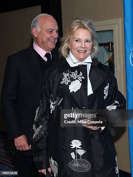 Actress Candice Bergen husband Marshall Rose attend the Broadway opening of "Come Fly Away" at the Marriott Marquis on March 25, 2010 in New York...