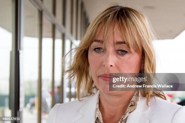 Renata Ford, widow of the former mayor and sister-in-law to Premier-elect Doug Ford, arrives at court to plead guilty to impaired driving charges.