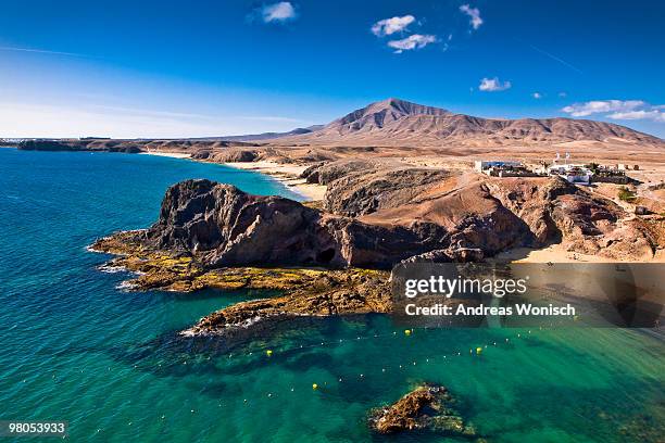 dream beaches - lanzarote stock pictures, royalty-free photos & images