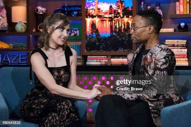 Pictured : Alison Brie and Billy Porter --