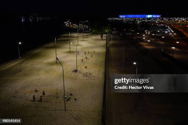 General view of Rostov Arena ahead of the match against Korea on June 21, 2018 in Rostov-on-Don, Russia.