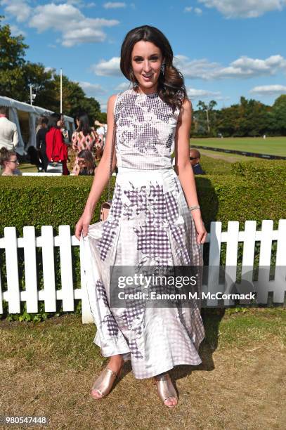 Rosanna Falconer attends the Laureus Polo Cup the at Ham Polo Club on June 21, 2018 in Richmond, England.