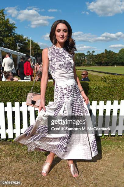 Rosanna Falconer attends the Laureus Polo Cup the at Ham Polo Club on June 21, 2018 in Richmond, England.