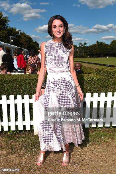 Rosanna Falconer attends the Laureus Polo Cup the at Ham Polo Club on June 21, 2018 in Richmond, England.
