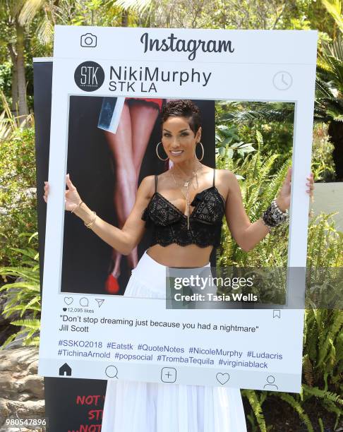 Niki Murphy attends the summer season kickoff 2018 party hosted by Nicole Murphy, Ludacris and Tichina Arnold at STK Los Angeles on June 20, 2018 in...