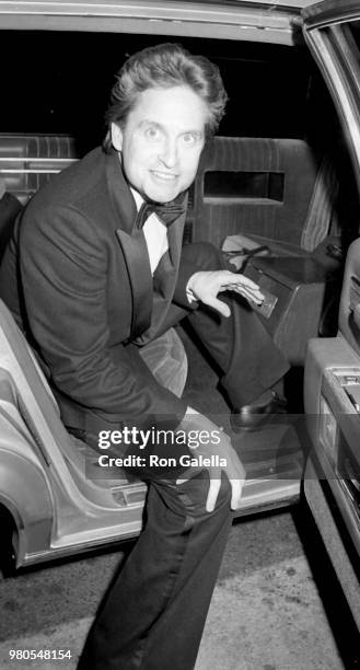 Michael Douglas attends 11th Annual People's Choice Awards on March 14, 1985 at the Santa Monica Civic Auditorium in Santa Monica, California.