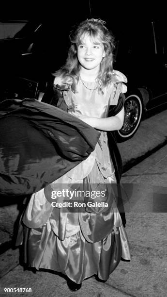 Drew Barrymore attends 11th Annual People's Choice Awards on March 14, 1985 at the Santa Monica Civic Auditorium in Santa Monica, California.