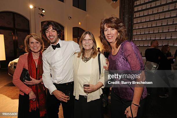 Joan Egan, photographer Erik Madegan Heck, his mother Shelly Madigan and Susie Rossick during the all-new 2010 Acura ZDX seven-city Tour featuring...