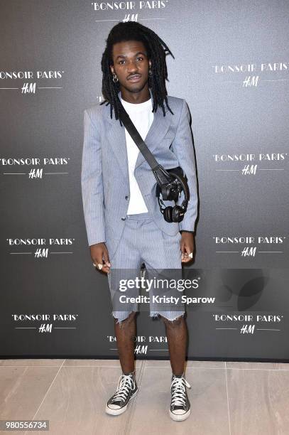 Guest attends the H&M Flagship Opening Party as part of Paris Fashion Week on June 19, 2018 in Paris, France.