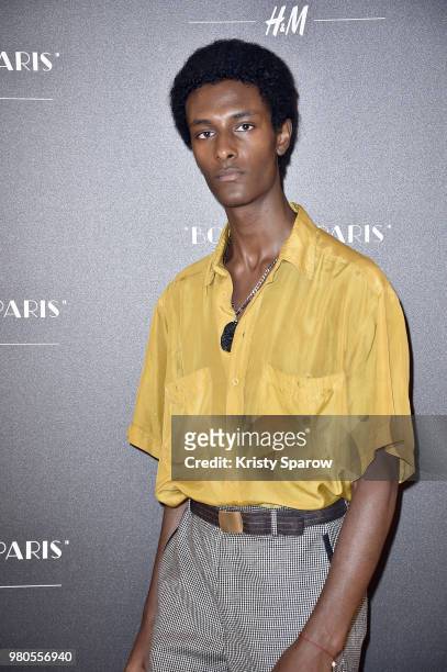 Guest attends the H&M Flagship Opening Party as part of Paris Fashion Week on June 19, 2018 in Paris, France.