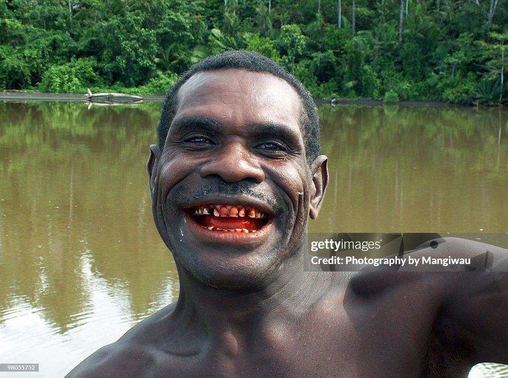 Papuan man