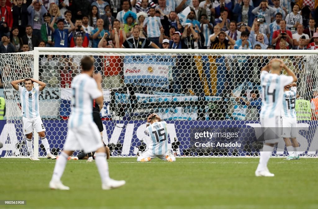 Argentina v Croatia: Group D - 2018 FIFA World Cup Russia