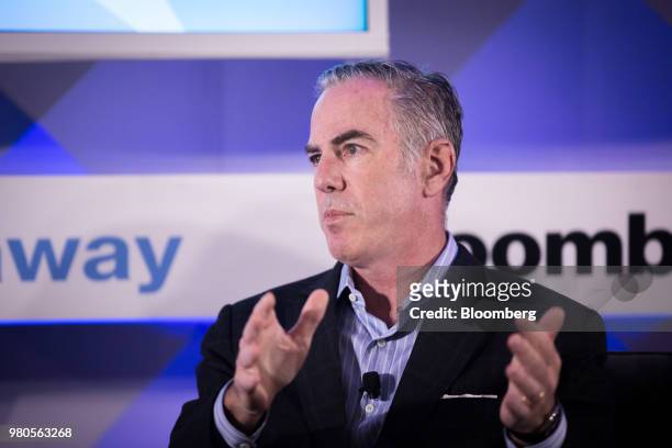 Gary Pinkus, managing partner of North America for McKinsey & Co., speaks during the Bloomberg Breakaway CEO Summit in New York, U.S., on Thursday,...