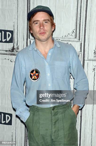 Musician Scott McMicken from Dr. Dog attends the Build Series to discuss "Critical Equation" at Build Studio on June 21, 2018 in New York City.