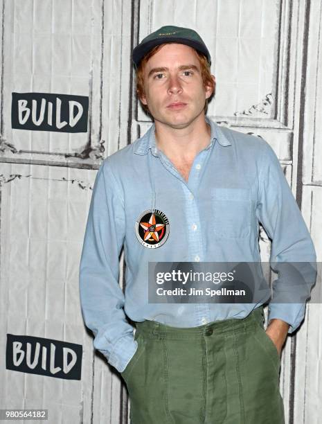 Musician Scott McMicken from Dr. Dog attends the Build Series to discuss "Critical Equation" at Build Studio on June 21, 2018 in New York City.