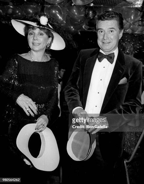 Joy Philbin and Regis Philbin attend New Year's Eve Party on December 31, 1984 at Regine's in New York City.