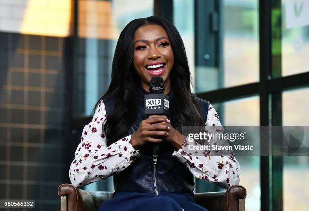 Actress Gabrielle DennisÊvisits Build Series to discuss Marvel's "Luke Cage" at Build Studio on June 21, 2018 in New York City.