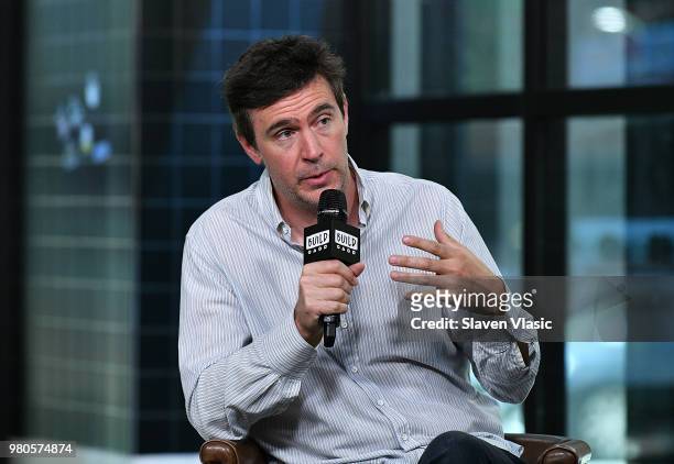 Actor Jack Davenport visits Build Series to discuss ITV's TV series ''Next of Kin" at Build Studio on June 21, 2018 in New York City.