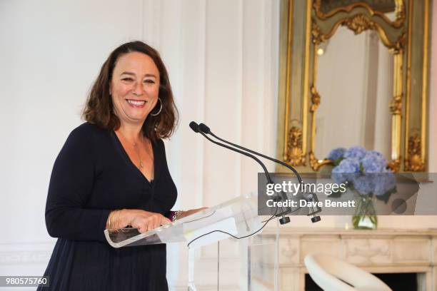 Arabella Weir hosts the mothers2mothers Midsummer Soiree at One Belgravia on June 21, 2018 in London, England.