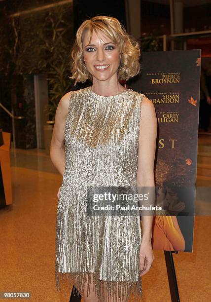Writer / Director Shana Feste arrives at the Los Angeles premiere of "The Greatest" at Linwood Dunn Theater at the Pickford Center for Motion Study...