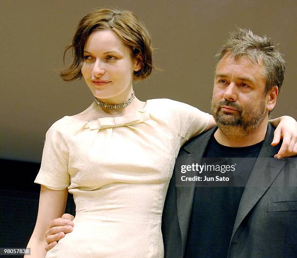 Rie Rasmussen and Luc Besson