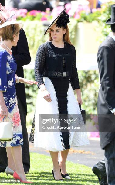 Princess Beatrice of York attends Royal Ascot Day 3 at Ascot Racecourse on June 21, 2018 in Ascot, United Kingdom.