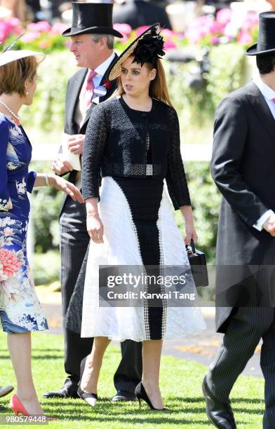 Princess Beatrice of York attends Royal Ascot Day 3 at Ascot Racecourse on June 21, 2018 in Ascot, United Kingdom.