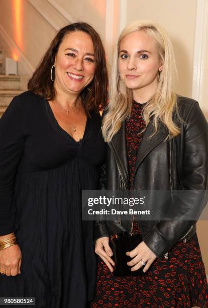 Arabella Weir and Georgia Tennant attend the mothers2mothers Midsummer Soiree at One Belgravia on June 21, 2018 in London, England.
