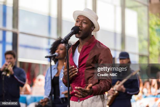 Aloe Blacc on Wednesday, June 20, 2018 --