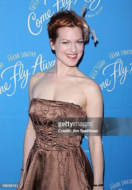 Actress Holly Farmer attends the Broadway opening of "Come Fly Away" after party at the Roseland Ballroom on March 25, 2010 in New York City.