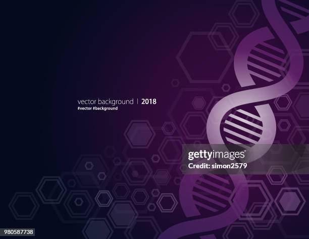 ilustrações de stock, clip art, desenhos animados e ícones de dna abstract background - vírus de adn