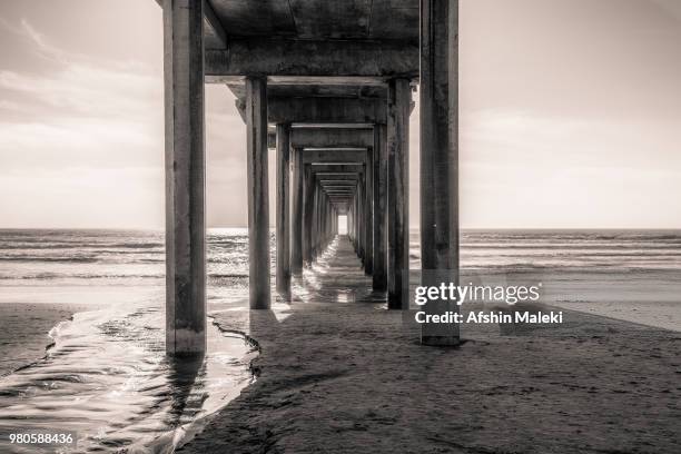 scripps pier - scripps pier stock pictures, royalty-free photos & images